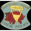 SUPPORT YOUR LOCAL POLICE PIG WITH JOCK PIN